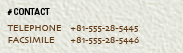 TEL:0555-28-5445 FAX:0555-28-5446